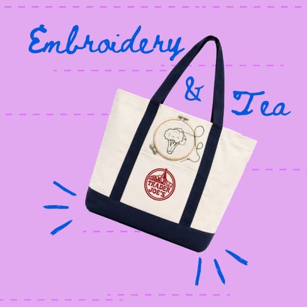 Beginner Embroidery & Tea