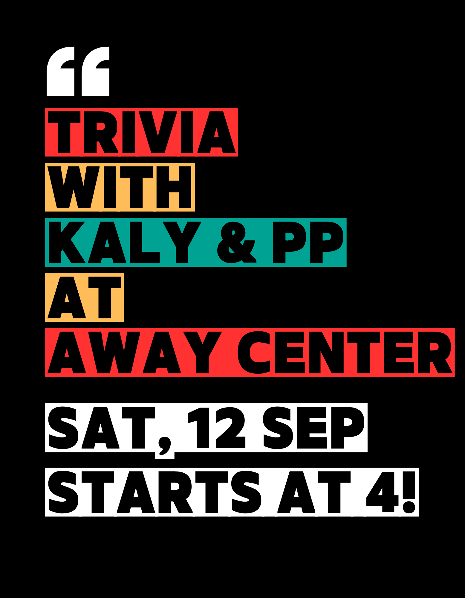 Trivia with Kaly & PP