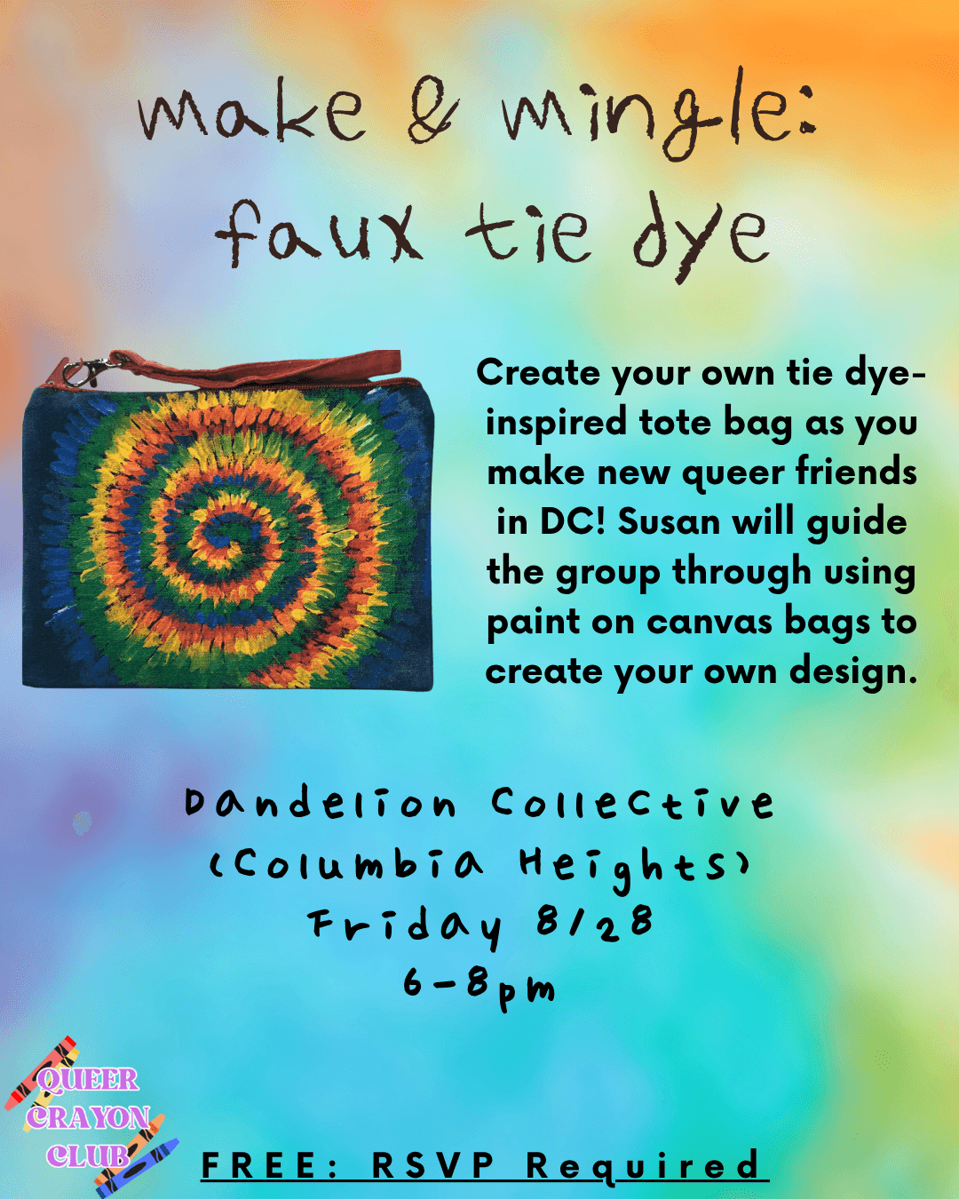 Make & Mingle: Faux Tie Dye