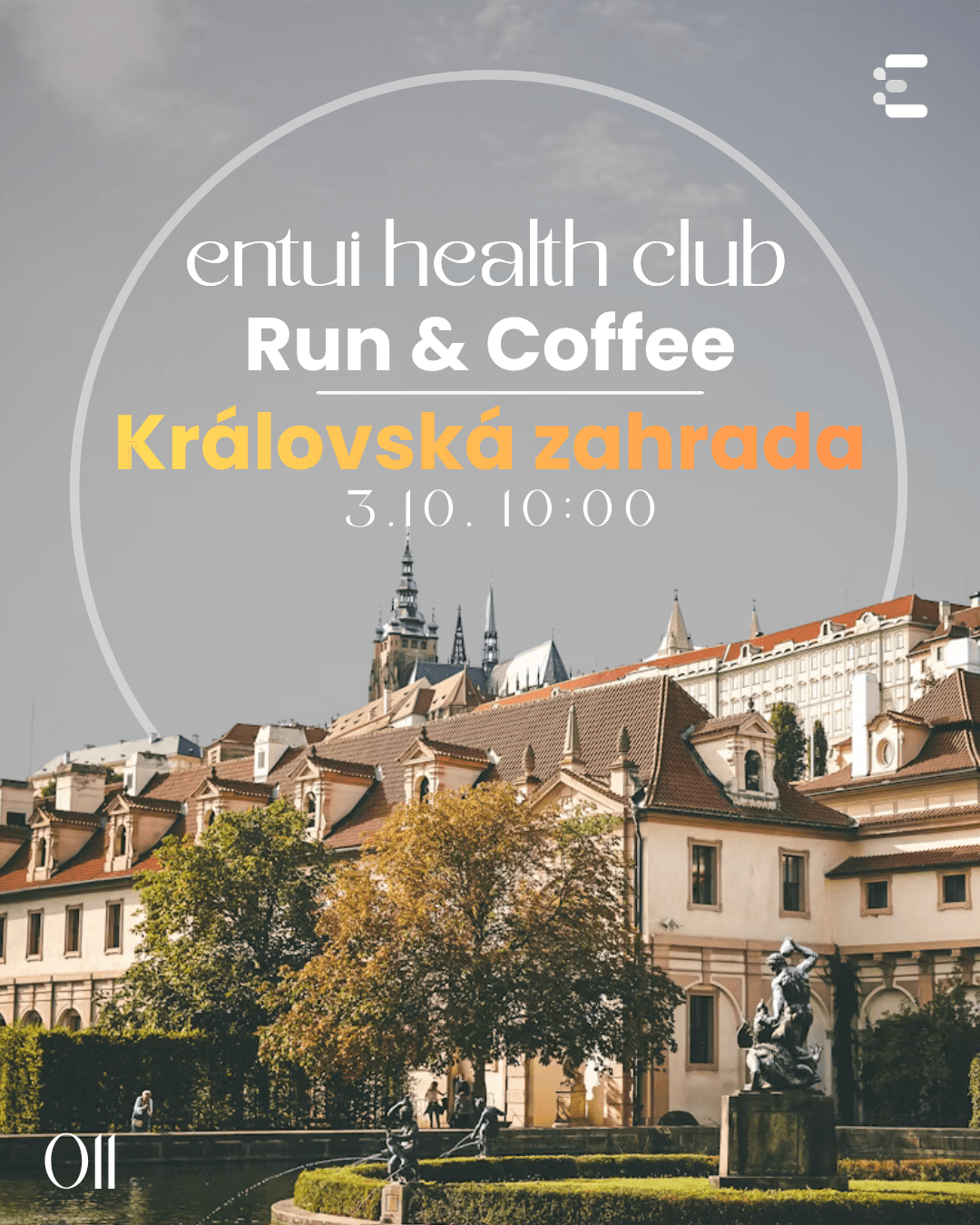 Entui Run & Coffee Královská zahrada