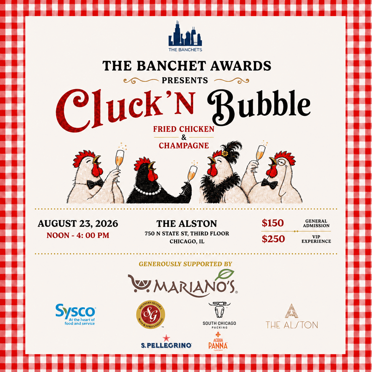 Cluck 'N Bubble Fried Chicken & Champagne Event