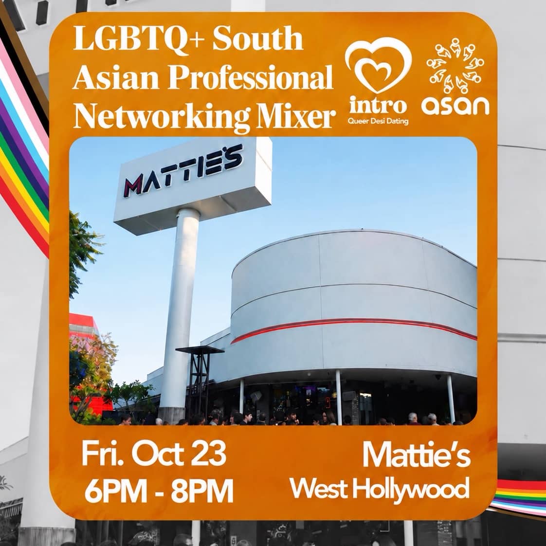 LGBTQ+ South Asian Professional Networking Mixer, by Intro x ASAN