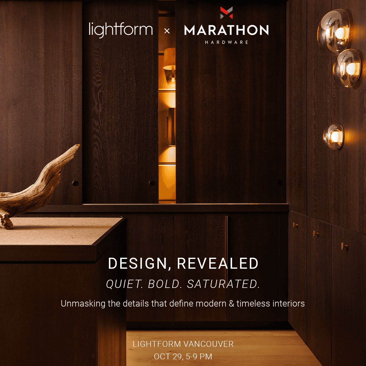 Design, Revealed - Marathon Hardware x LightForm