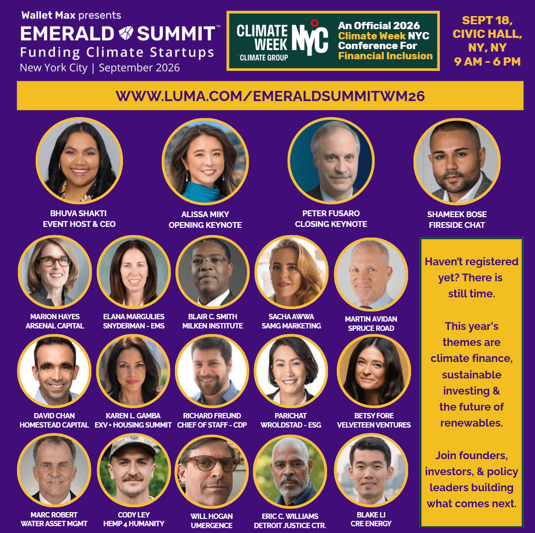Wallet Max Emerald Summit: Sustainability & AI for Business