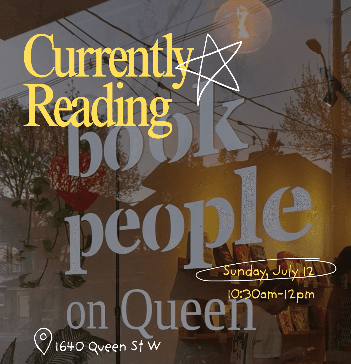 Currently Reading - a Sunday morning mid-book club at Book People