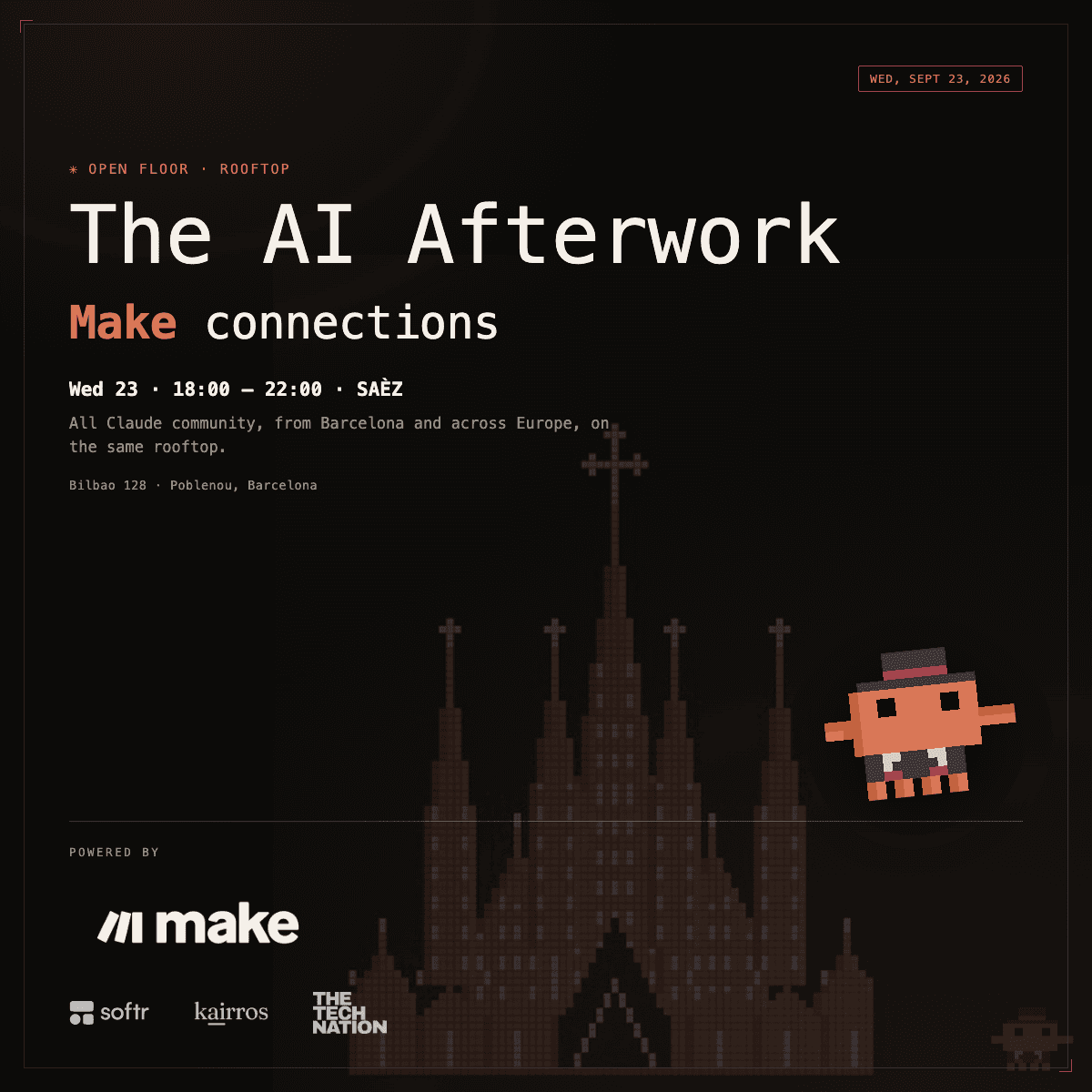 The AI Afterwork - Make connections · Open floor