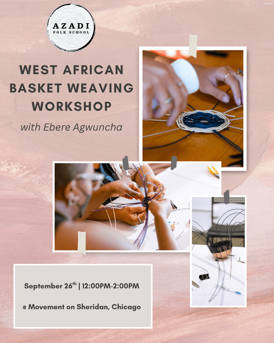 West African Basket Weaving Workshop