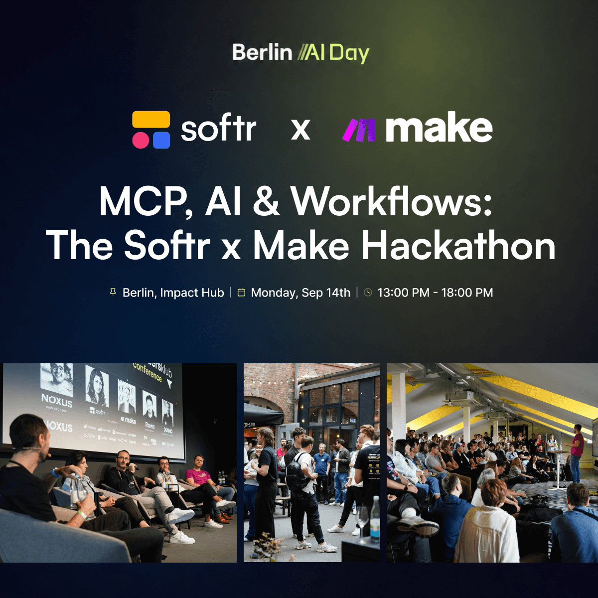 MCP, AI & Workflows: The Softr x Make Hackathon