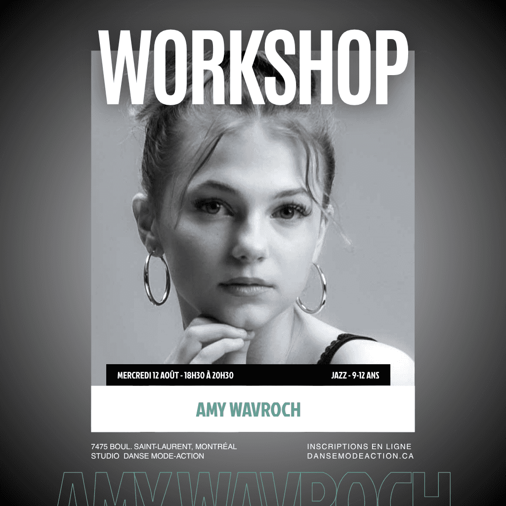 Amy Wavroch - Workshop Jazz - 9-12 ans