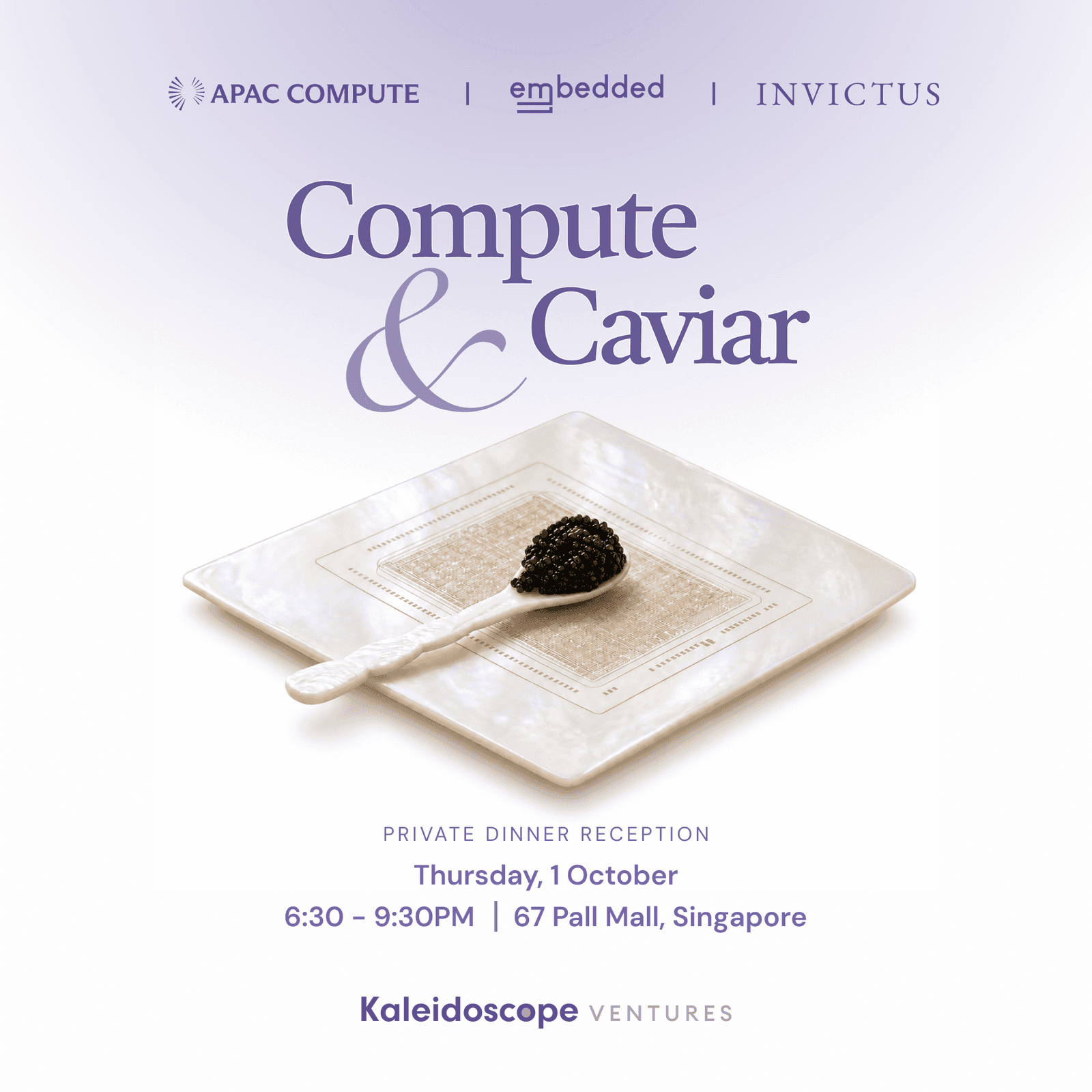 Compute & Caviar – Singapore, 1 October
