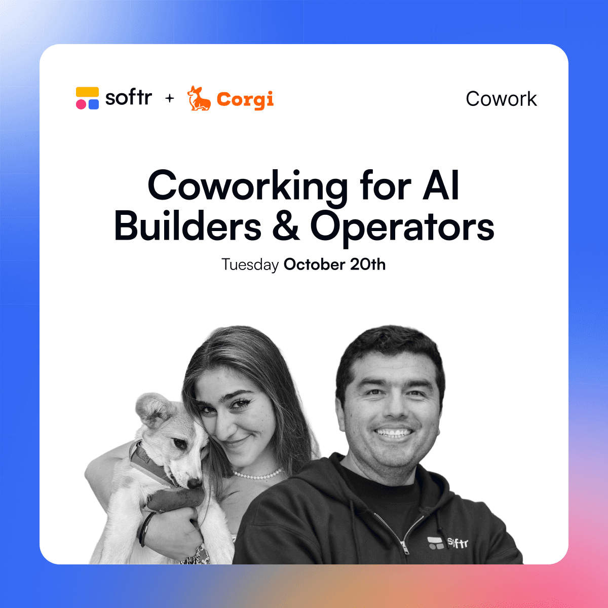 Softr + Corgi: Coworking for AI Builders & Operators