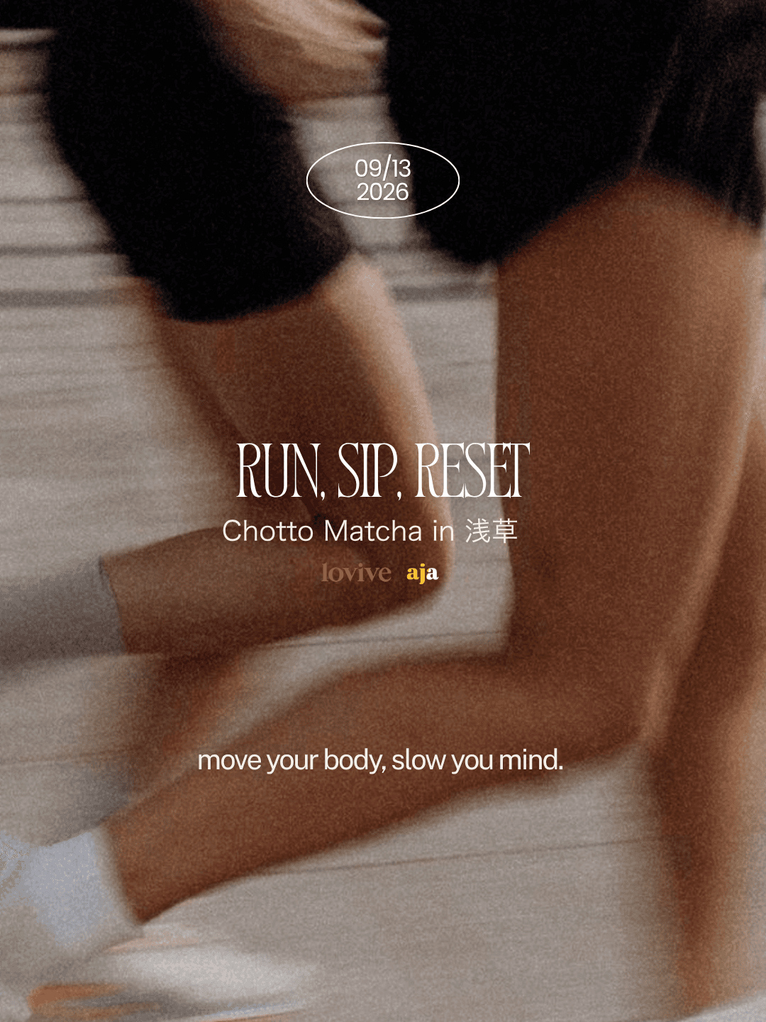 RUN, SIP, RESET 🏃‍♂️🍵