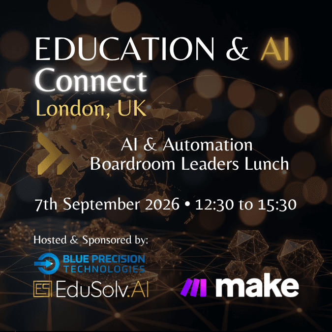 Education & AI Connect: Leaders Discussion on AI & Automation (Lunch & Learn. Invite-only)