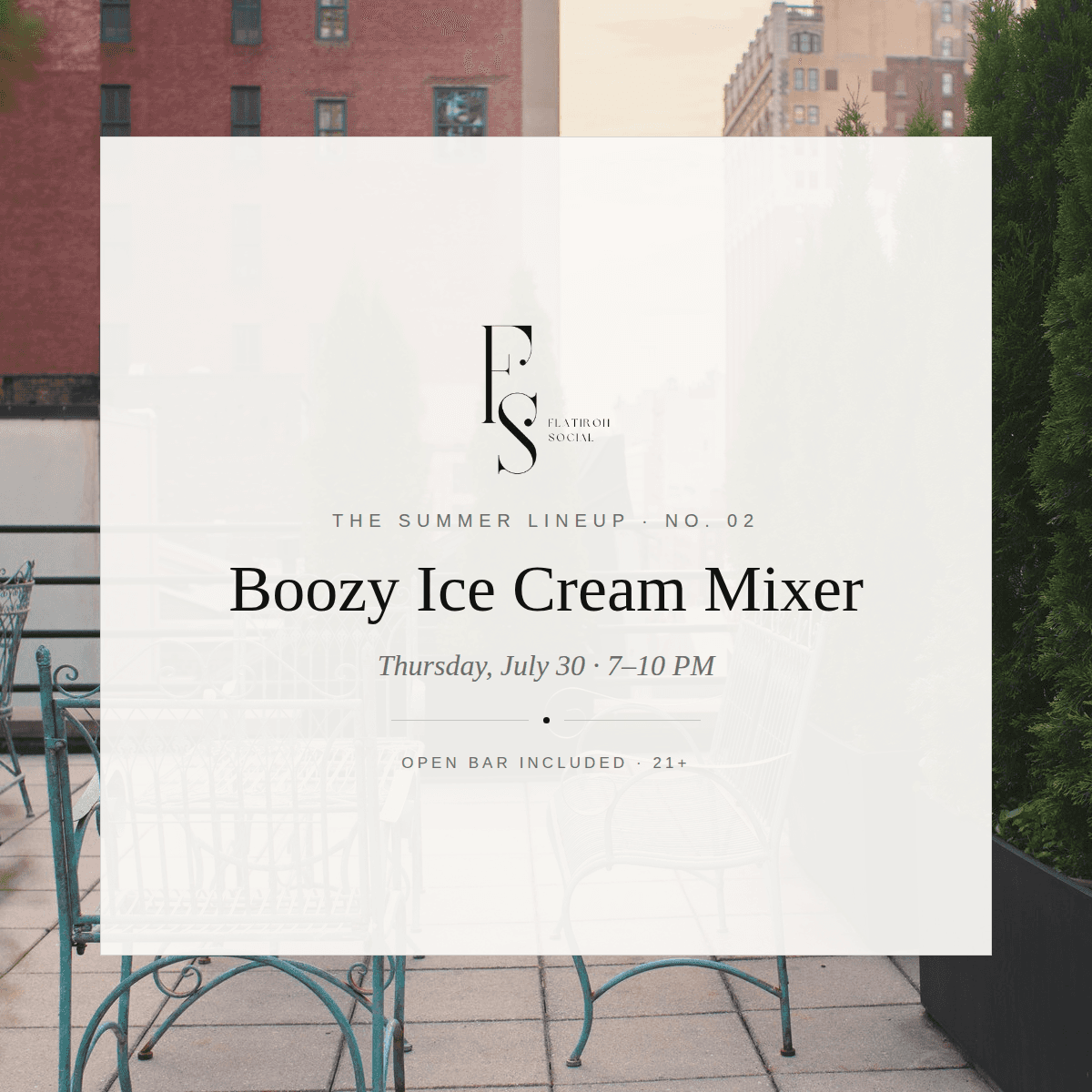 No. 02 — Boozy Ice Cream Mixer 🍦🍸