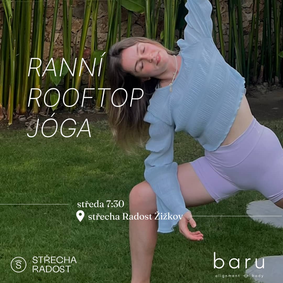 Morning rooftop yoga