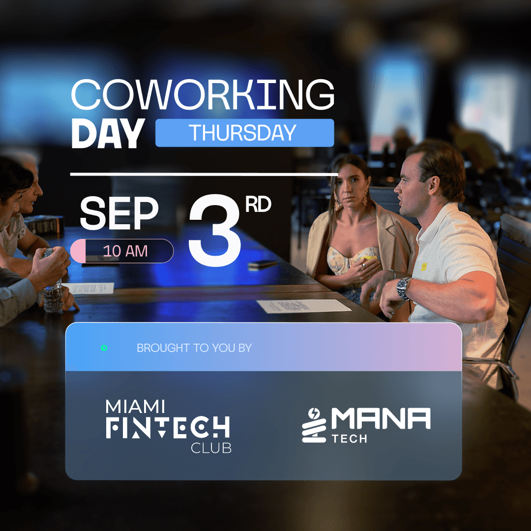 Miami Fintech Club Coworking Day