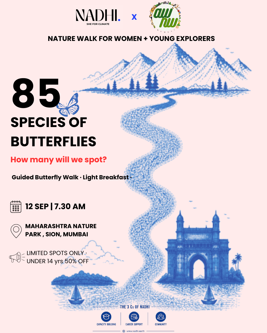 Nadhi Mumbai x AWNW - Nature Walk for Women and Young Explorers