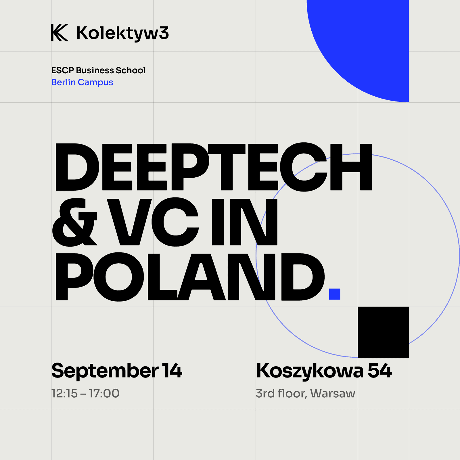 Deeptech & VC in Poland — ESCP Berlin × Kolektyw3