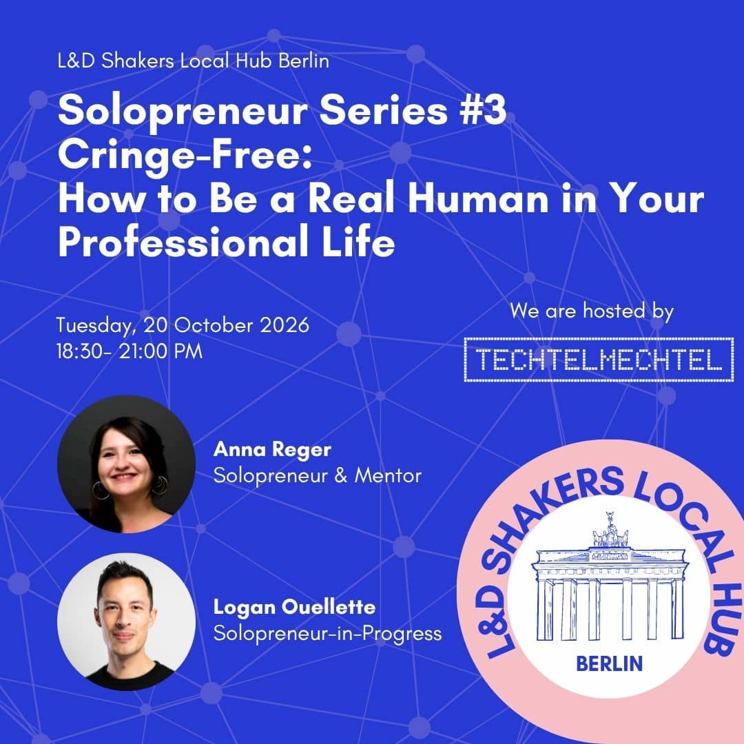 Berlin Local Hub: Solopreneur Series #3 - Cringe-Free: How to Be a Real Human in Your Professional Life