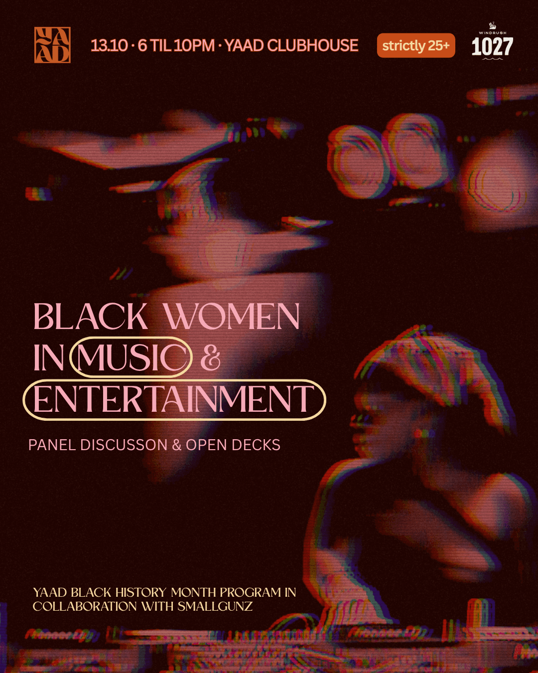 Black Women in Music & Entertainment: Panel + Open Decks