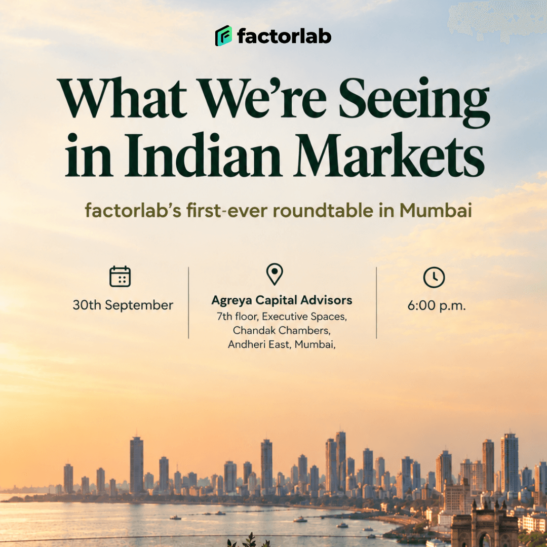 What We're Seeing in Indian Markets