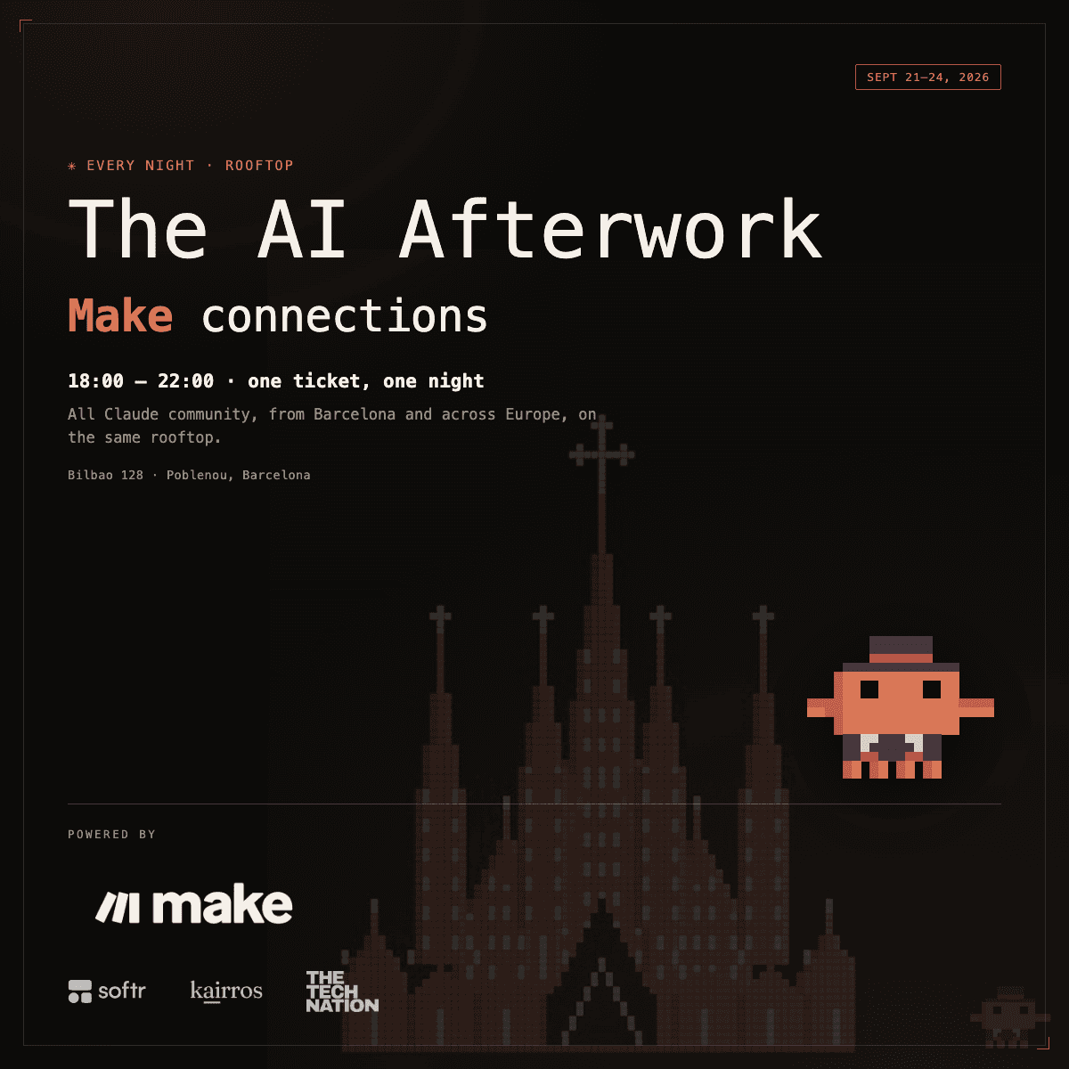 The AI Afterwork - Make connections · All 4 Nights pass