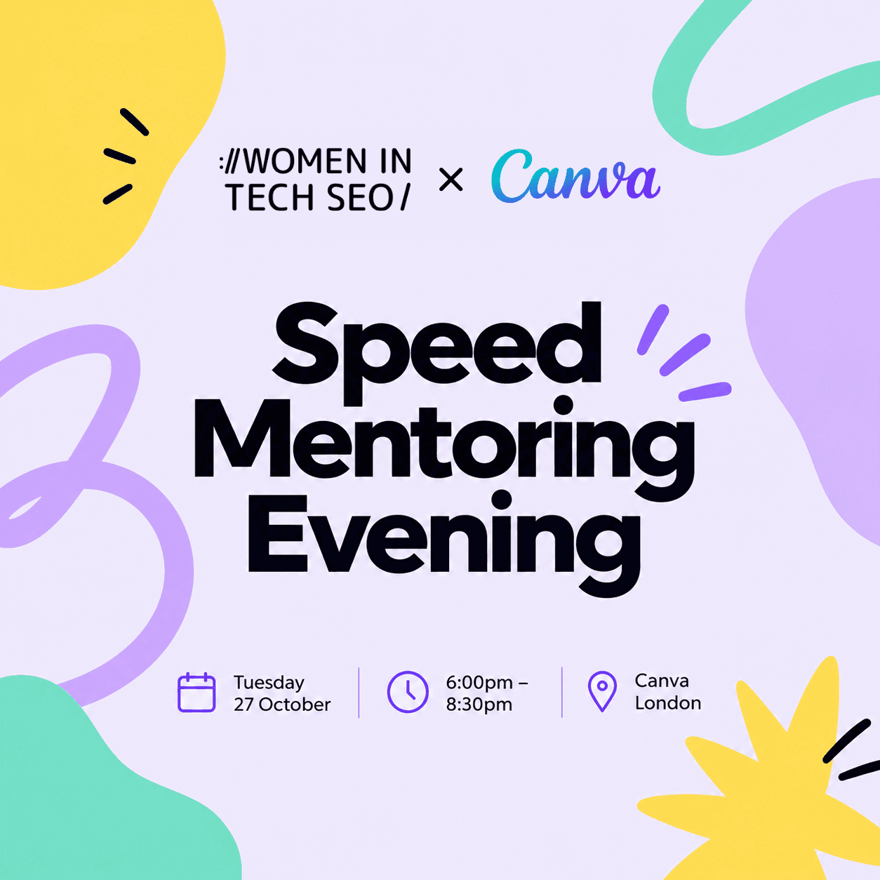 WTS x Canva: Speed Mentoring Evening