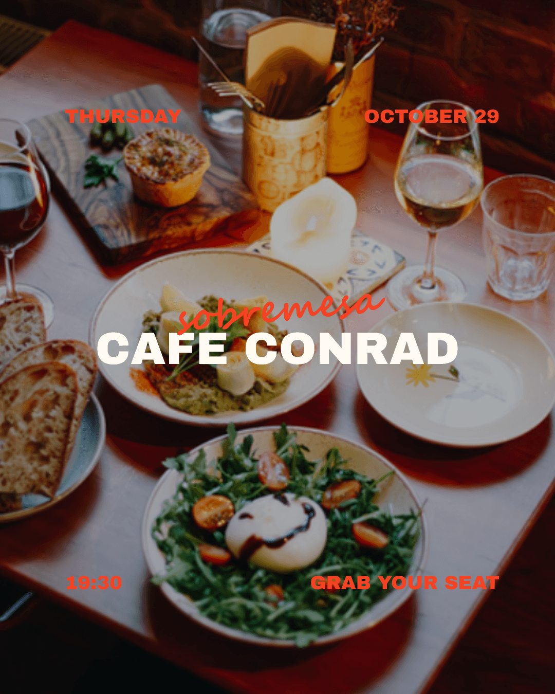 Sobremesa Special at Café Conrad