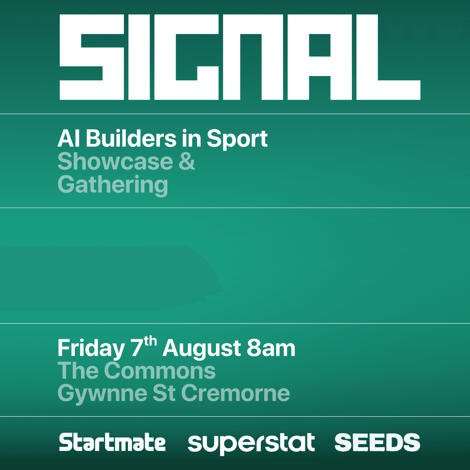SIGNAL: AI Builders in Sport Showcase & Gathering