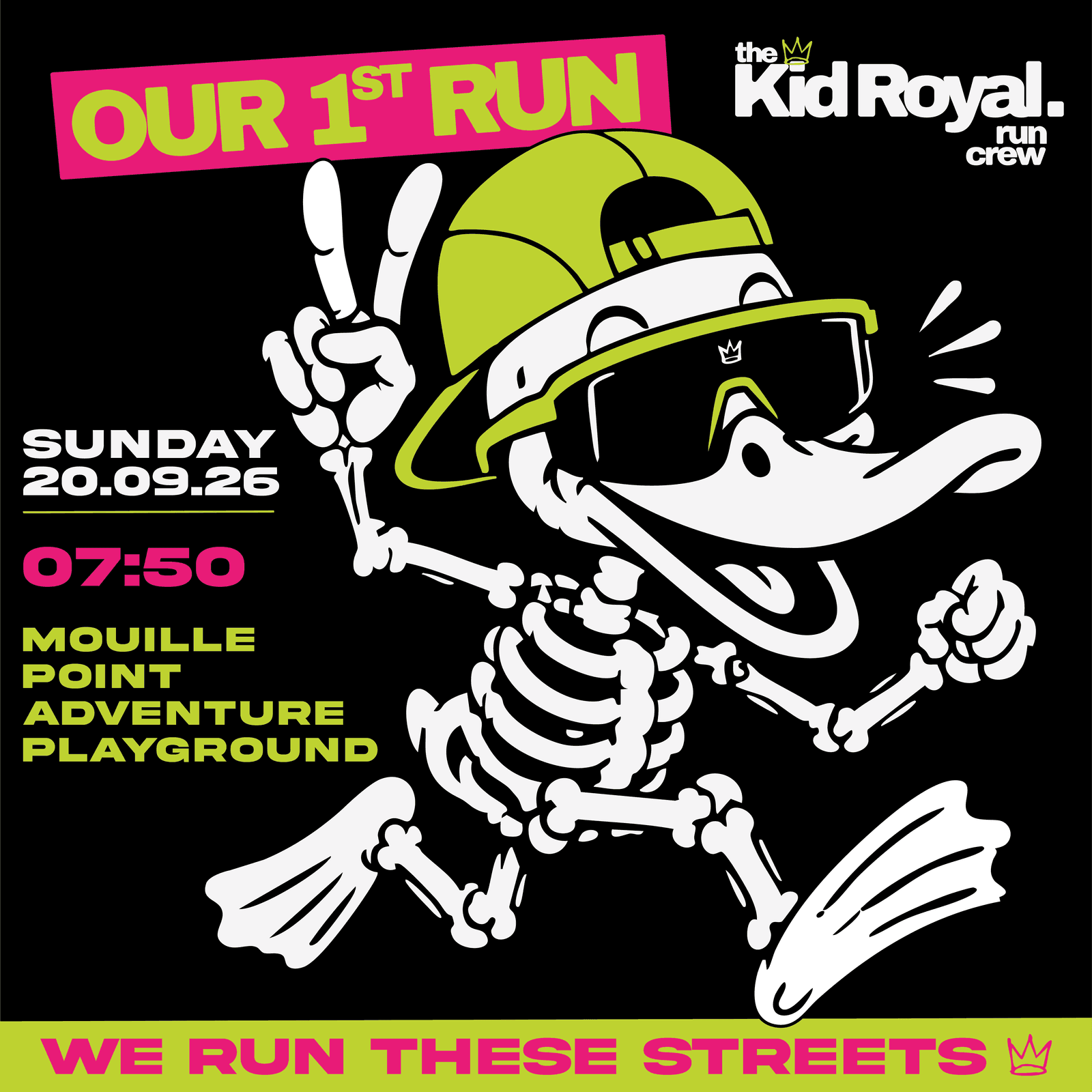 THE KID ROYAL RUN CREWS 1ST RUN✌️
