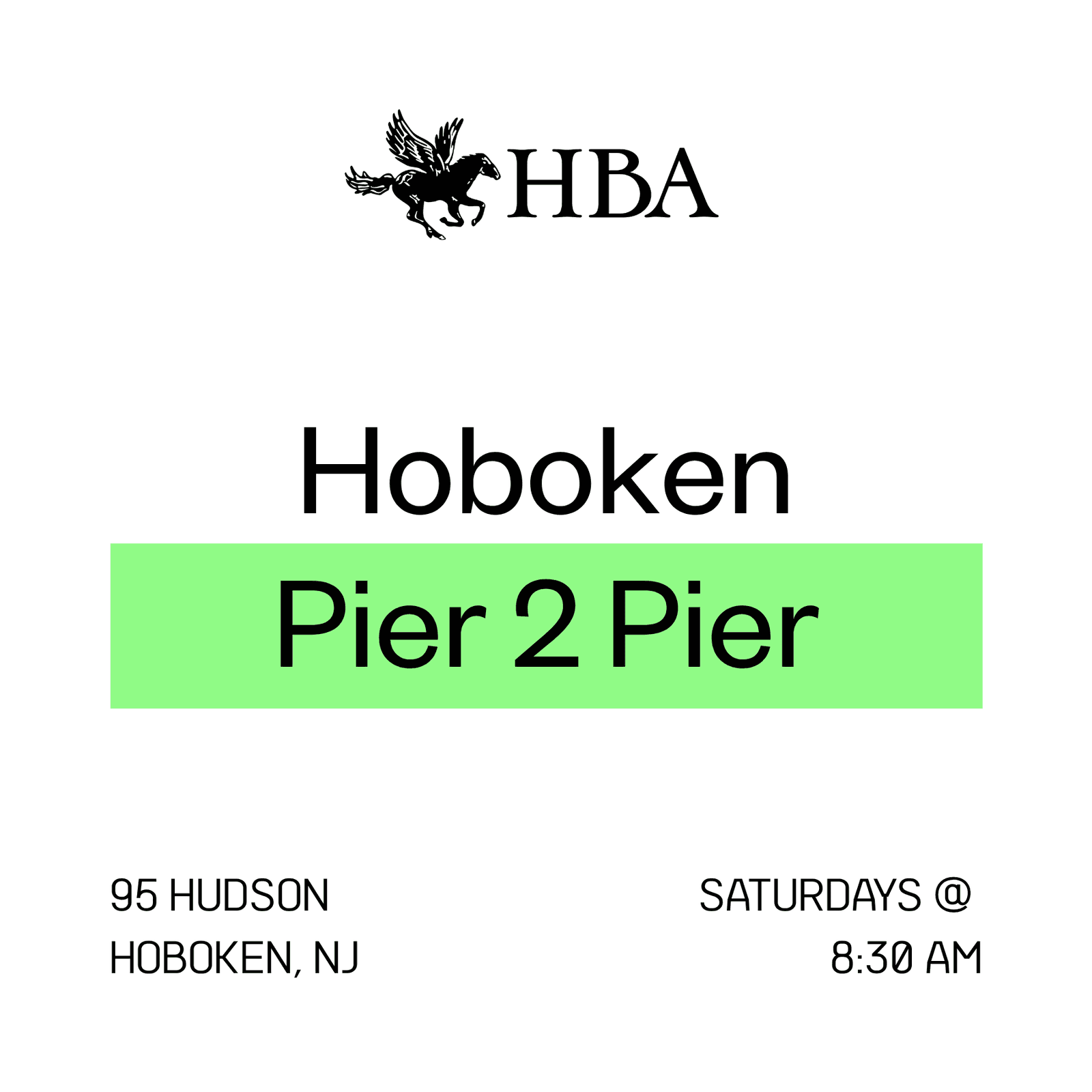 Hoboken Athletic Run Club - Pier 2 Pier