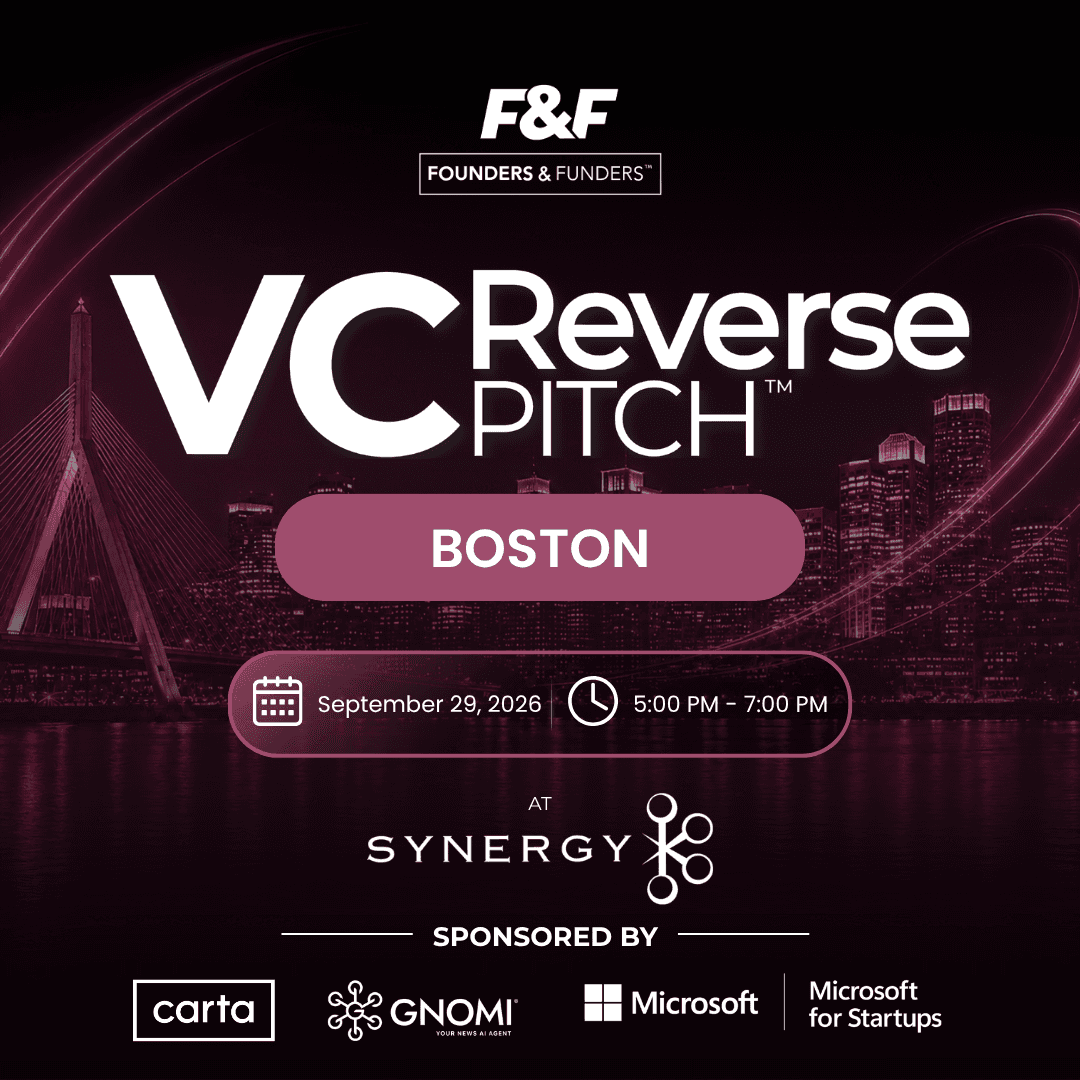 Founders & Funders: BOS VC Reverse Pitch