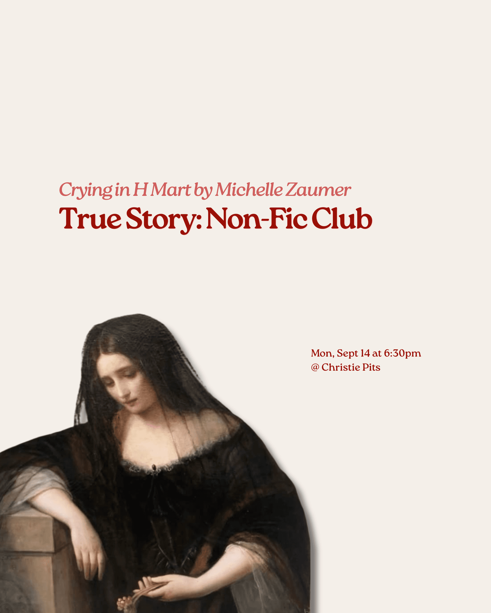 True Story Non-Fic Club: Crying in H Mart by Michelle Zaumer