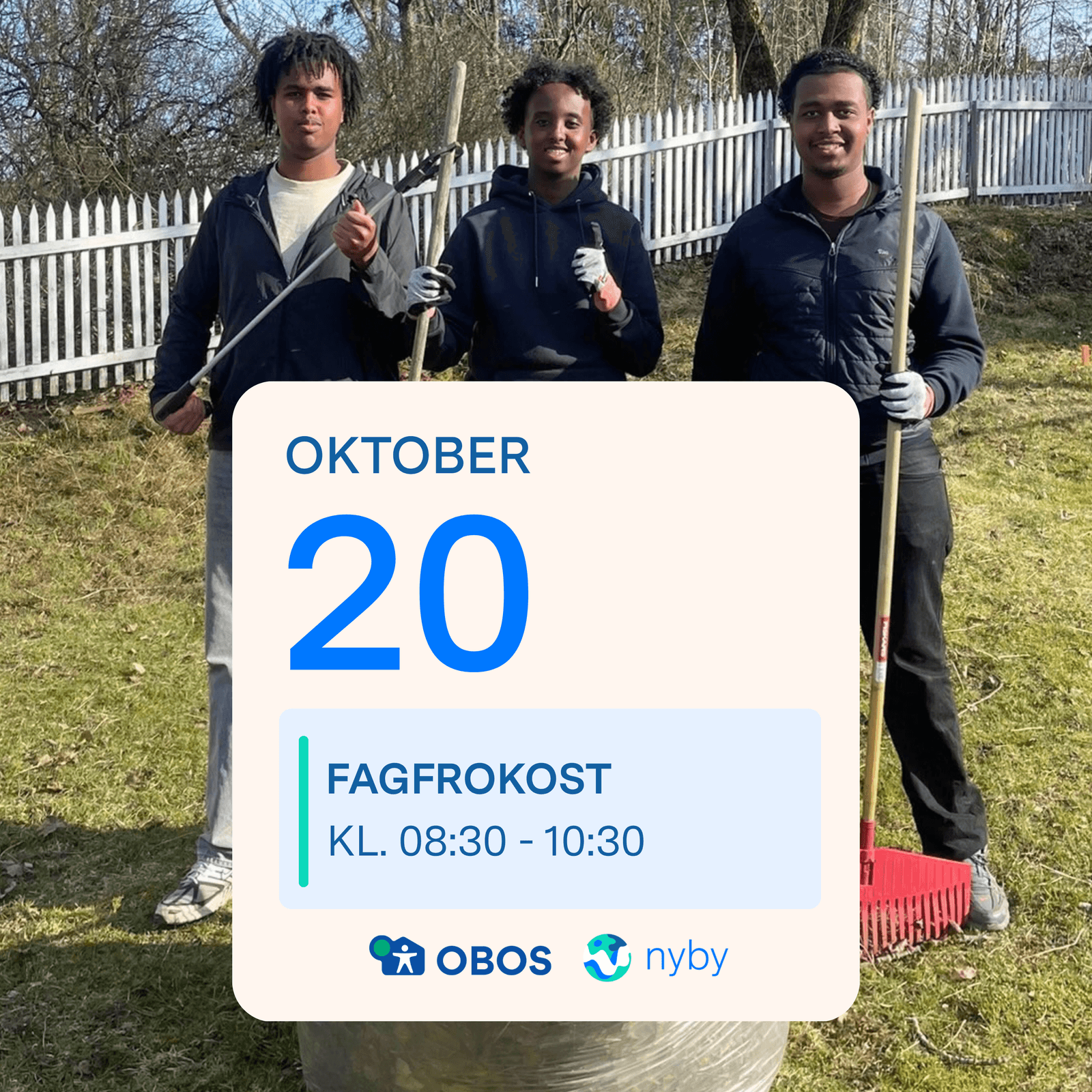 Fagfrokost: Slik bygger OBOS gode nabolag ved å dele oppgaver med ungdom