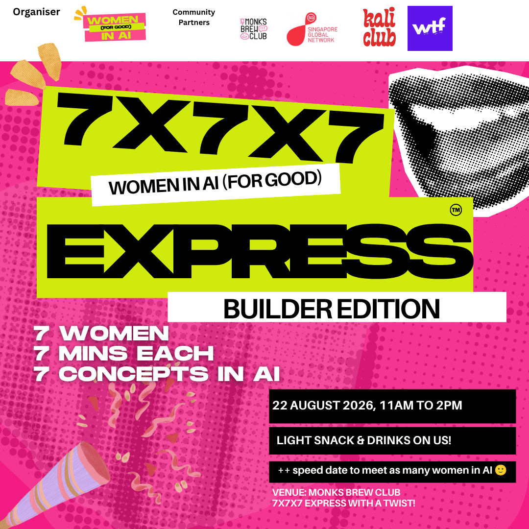 7x7x7 Express: Builder Edition! [7 women, 7 case studies, 7 mins each]