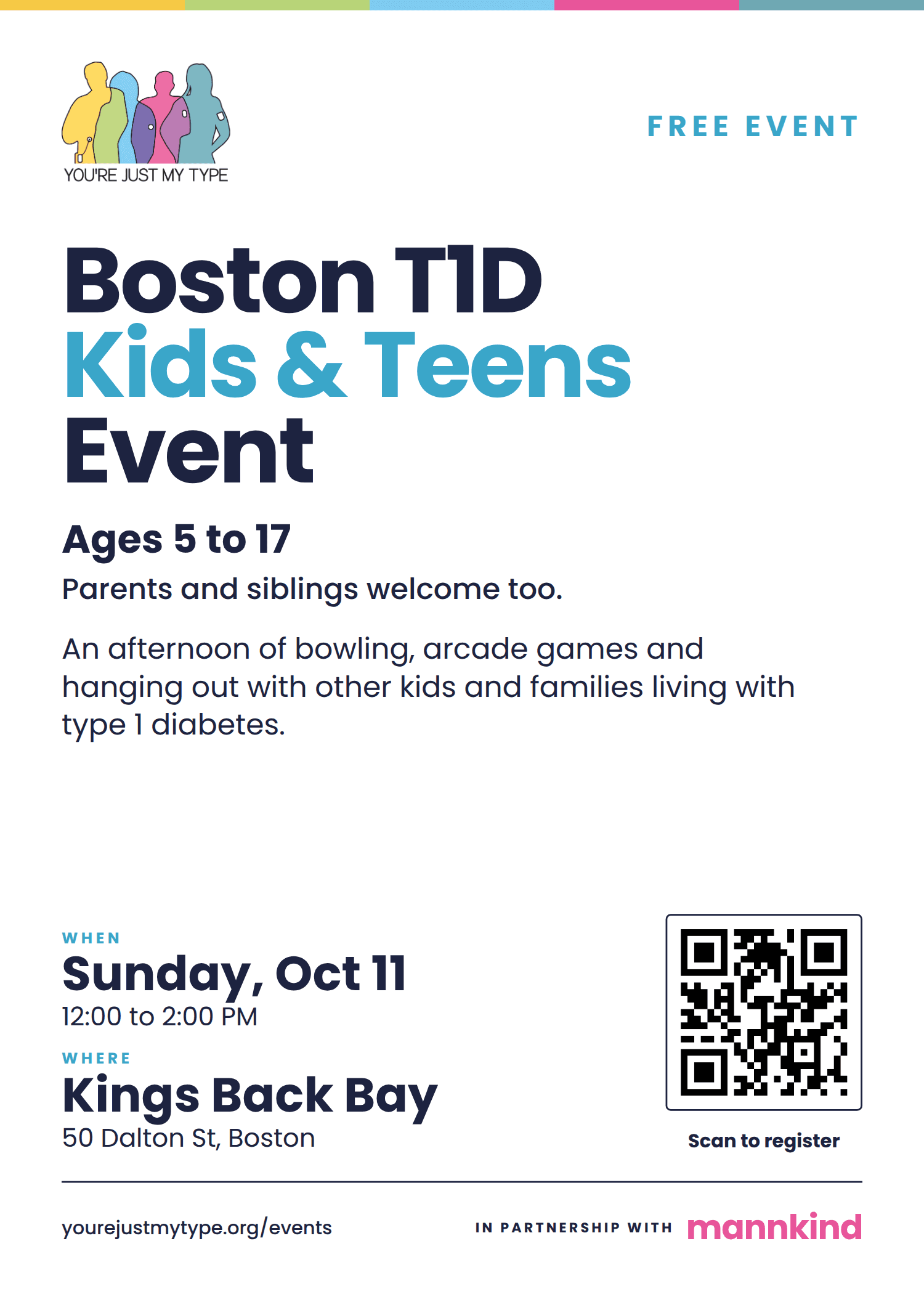 Boston T1D Kids & Teen Event