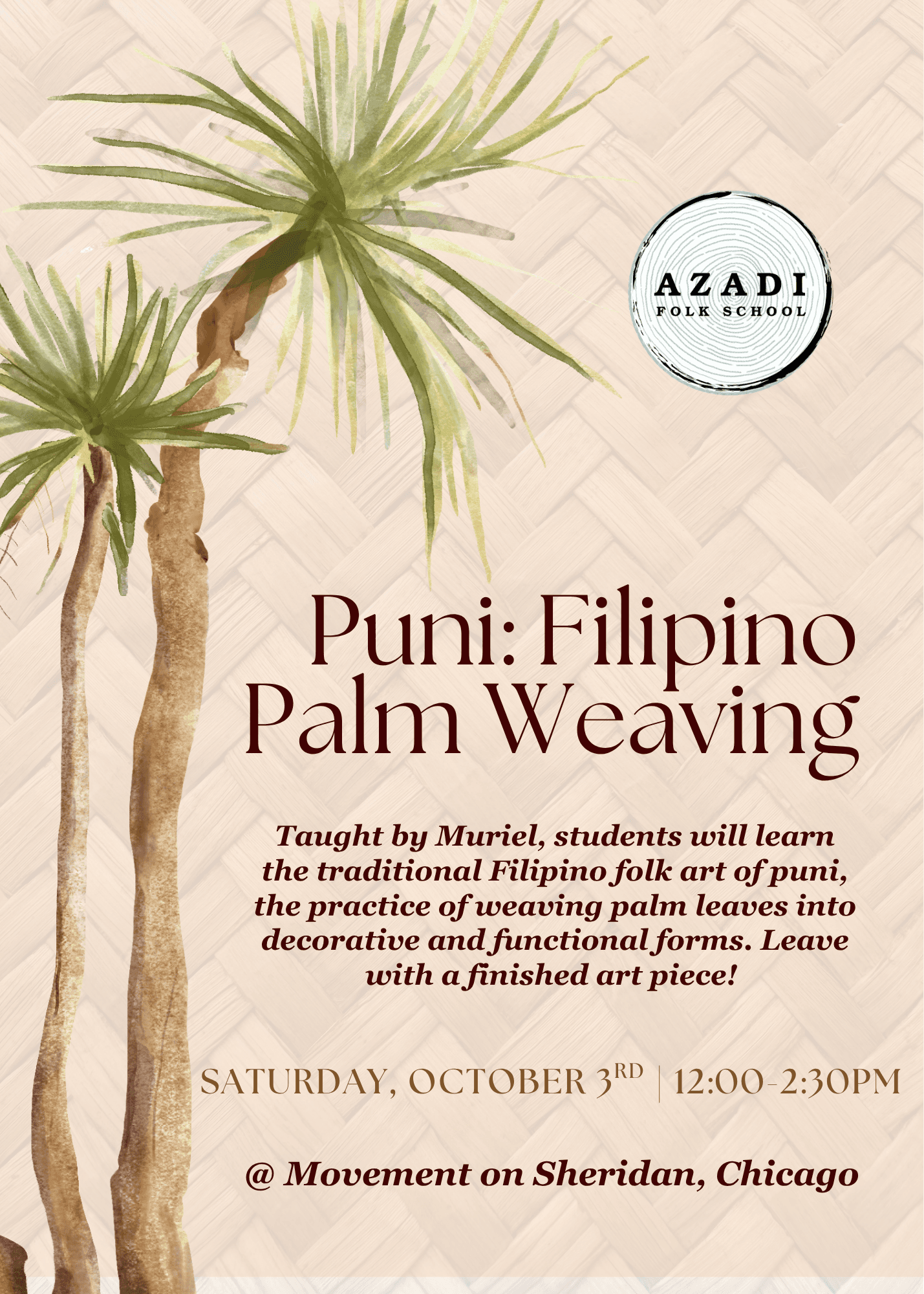 Puni: Filipino Palm Weaving