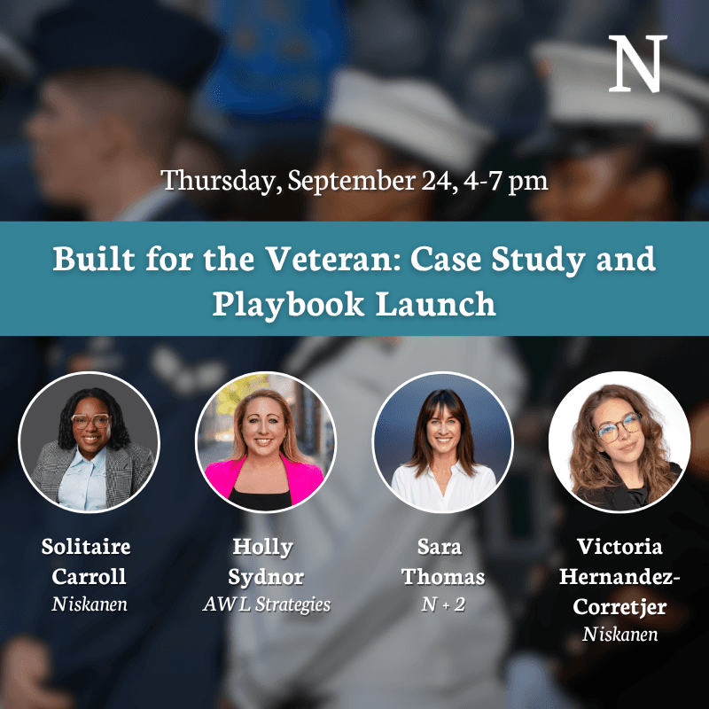 Niskanen Event: Built for the Veteran Case Study and Playbook Launch