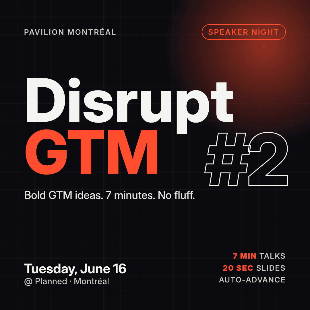 DISRUPT GTM #2