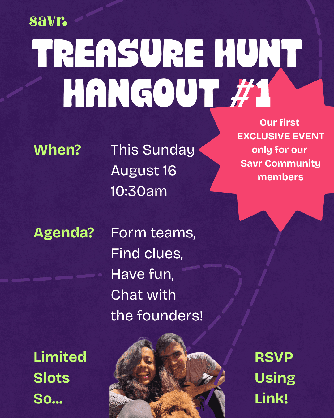 Savr Treasure Hunt Hangout