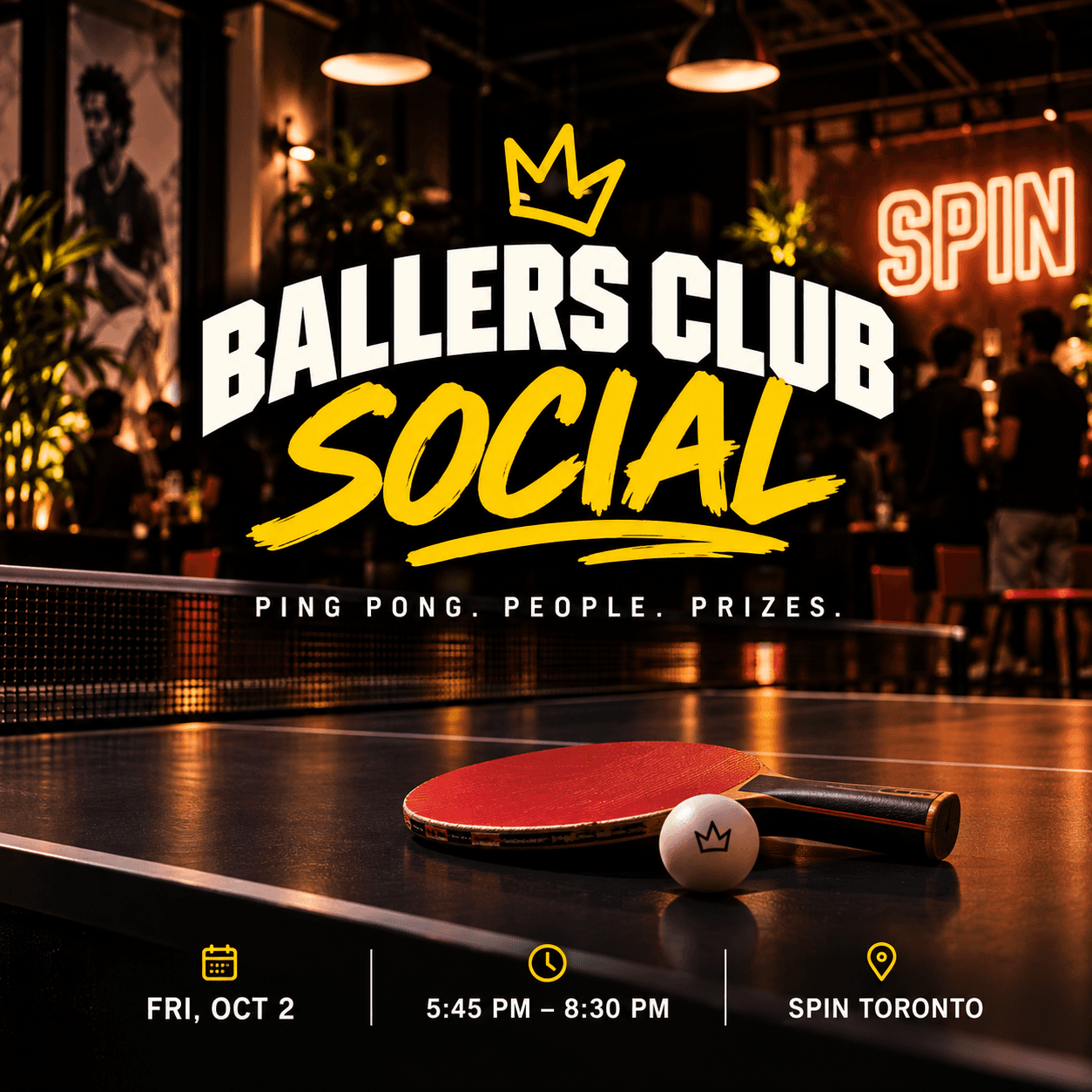 Ballers Club Social: Ping Pong & Networking