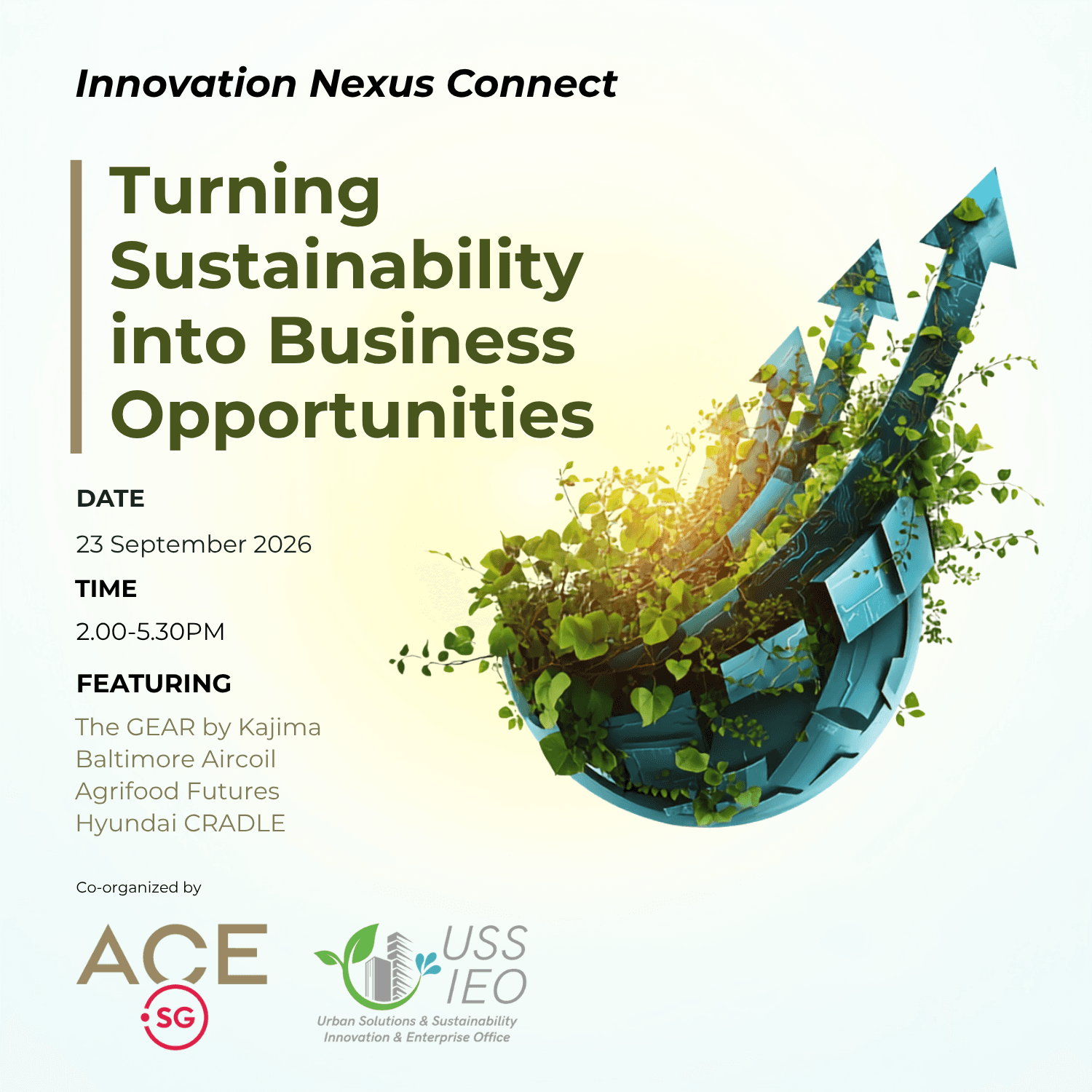 ACE.SG Innovation Nexus Connect : Turning Sustainability into Business Opportunities