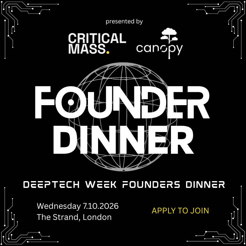 Deeptech Week Founders Dinner with Canopy