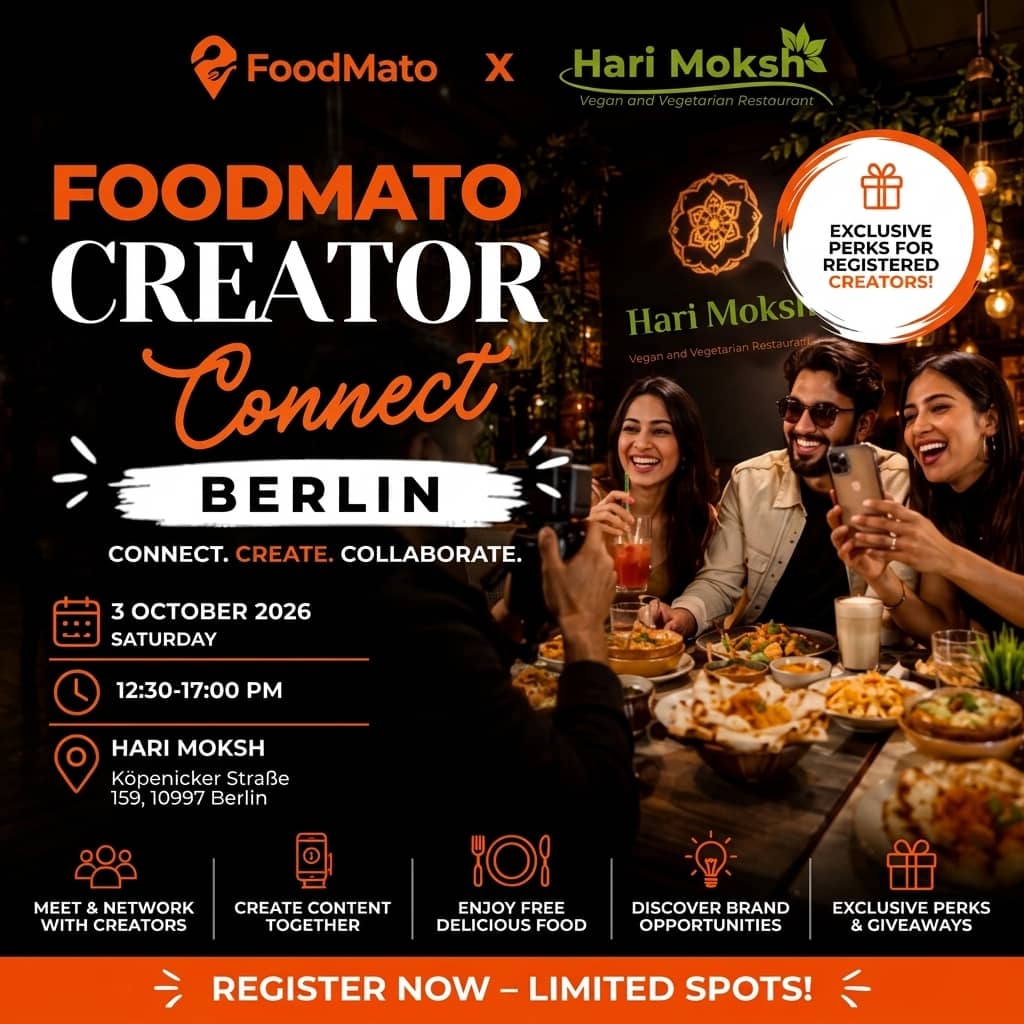 ✨ FoodMato Creator Connect — Berlin
