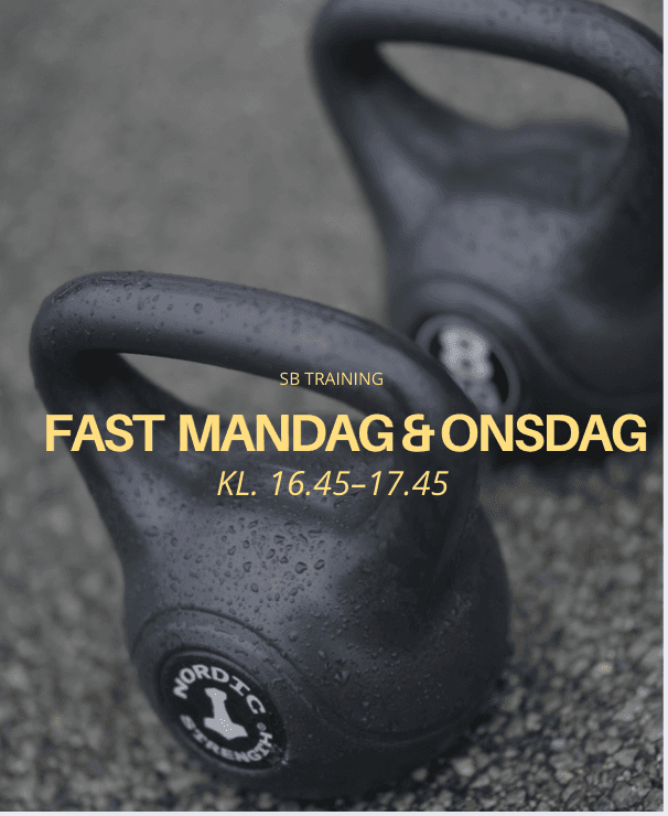 SB Training | mandag & onsdag kl. 16.45