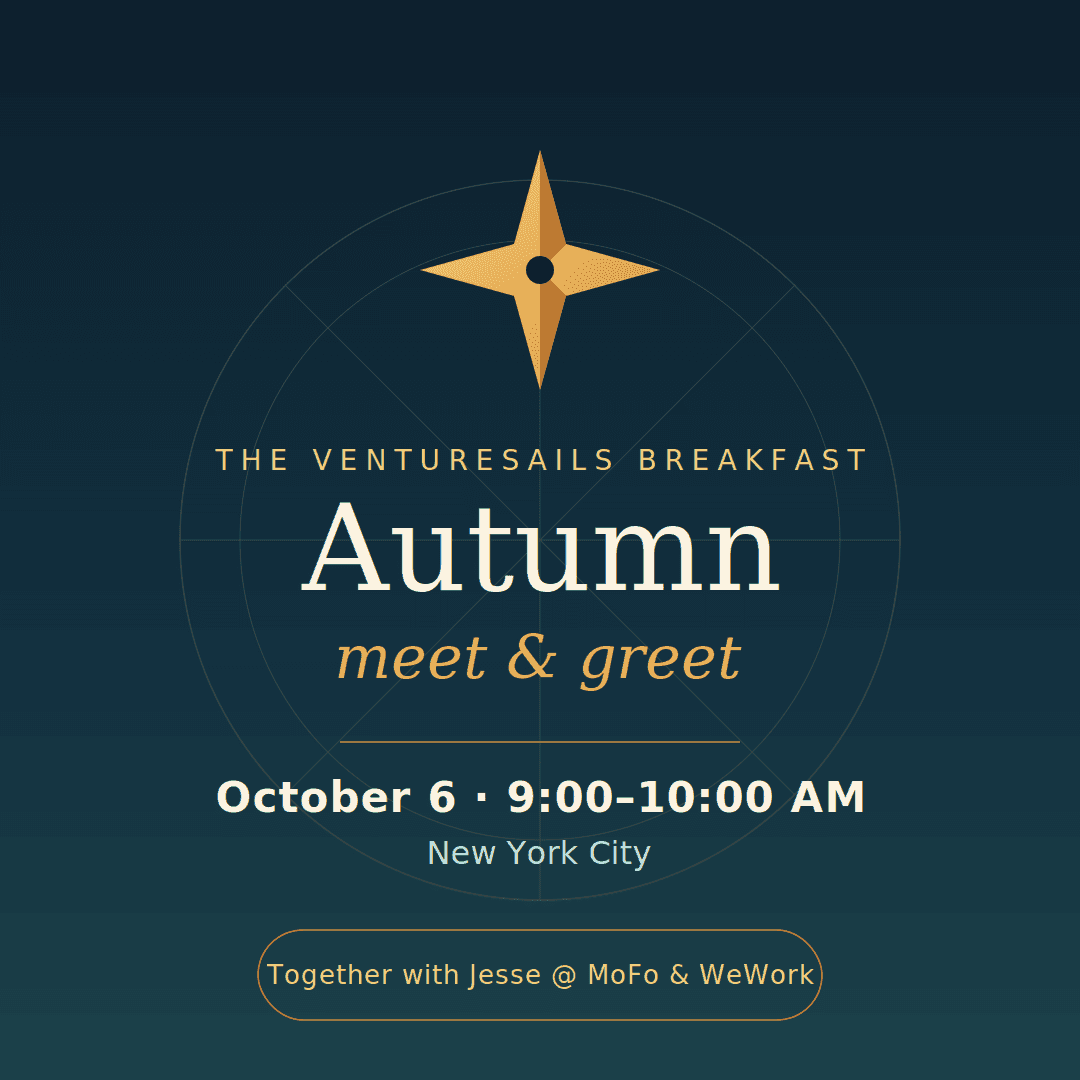 Autumn VentureSails Breakfast with Jesse @ MoFo & WeWork