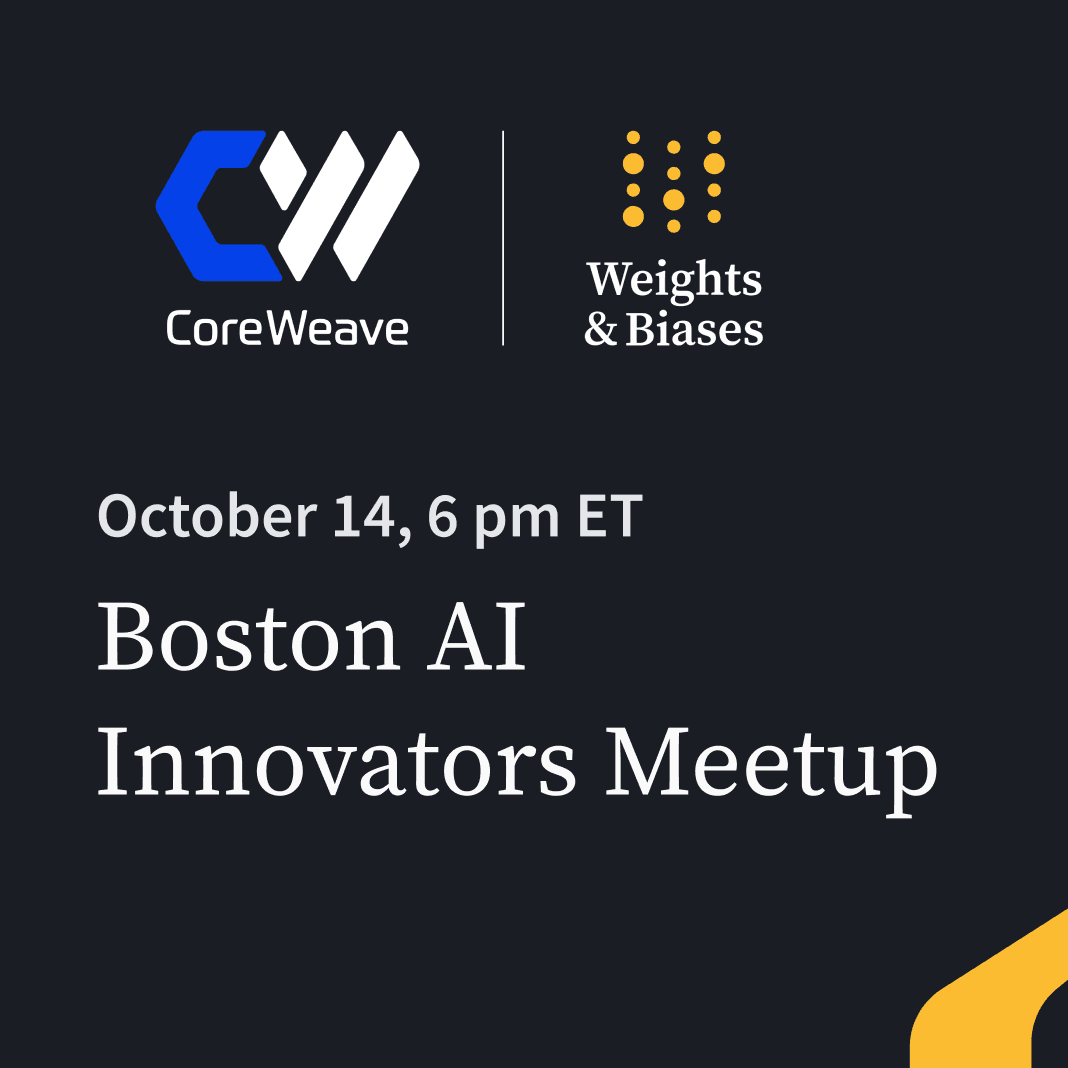 CoreWeave Boston AI Visionaries Meetup
