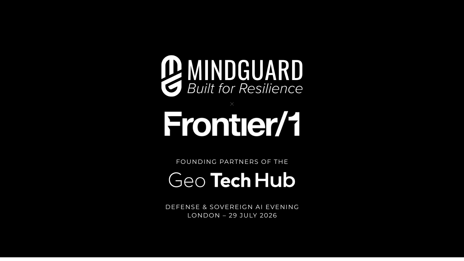 MindGuard x Frontier/1 x Geo TechHub <> Drinks