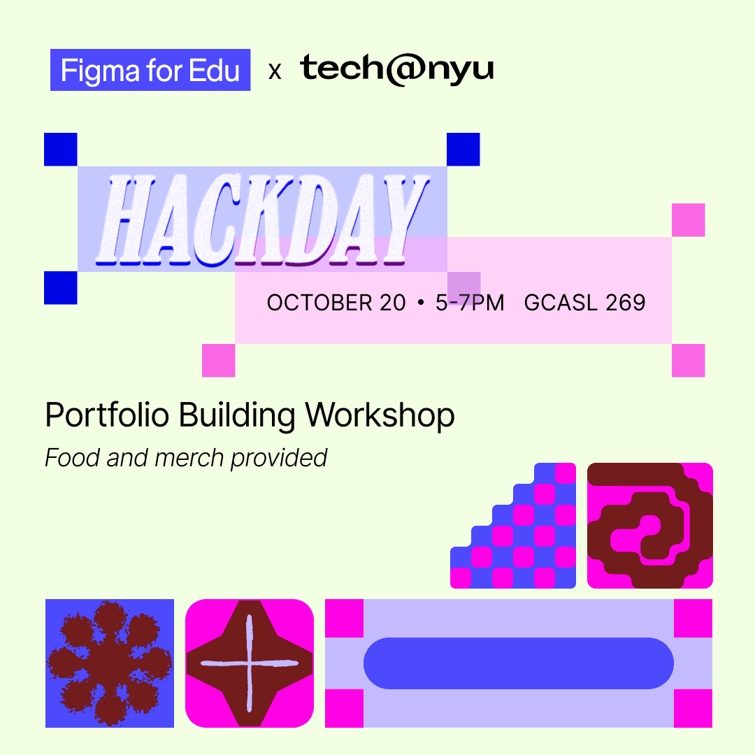 Figma for Edu x Tech@NYU Hackday