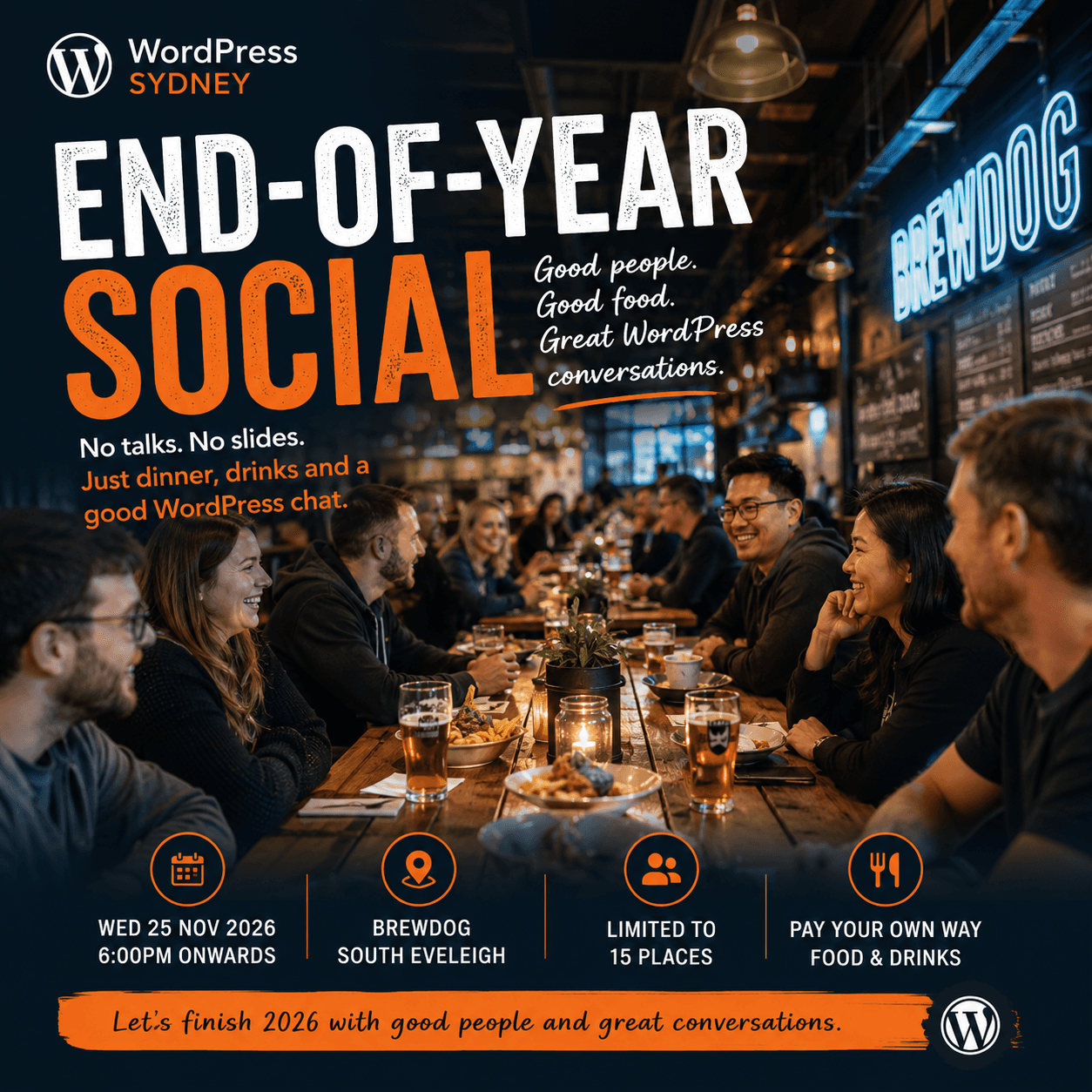 WordPress Sydney End-of-Year Social